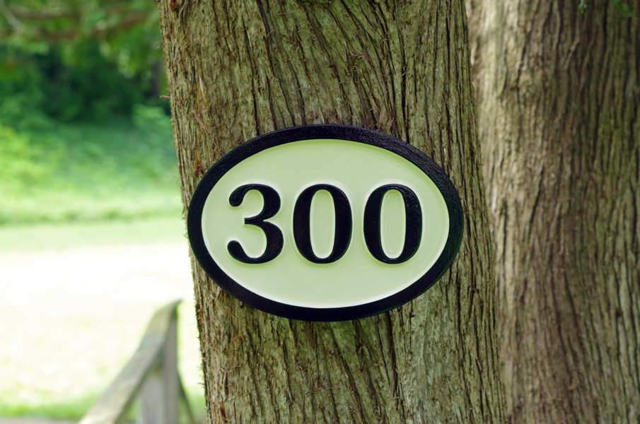 Carved House Number - Any Number (A3) - The Carving Company