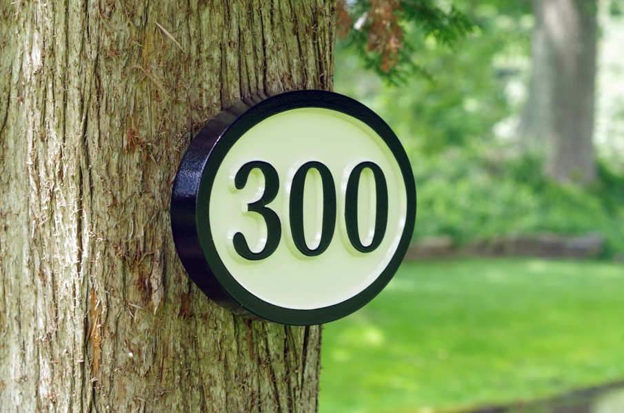 Carved House Number - Any Number (A3) - The Carving Company