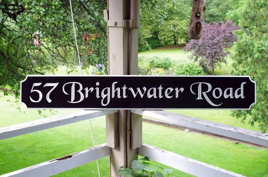 Classic Custom Carved Quarterboard sign - add your name (Q29) - The Carving Company