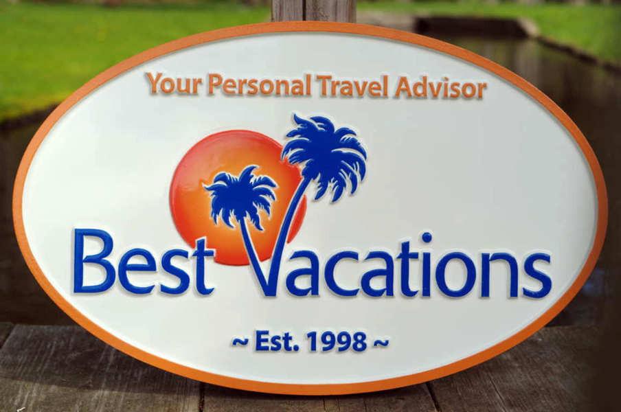 Carved Business Sign - Dimensional Customized Signage for Store Fronts (B87) - The Carving Company