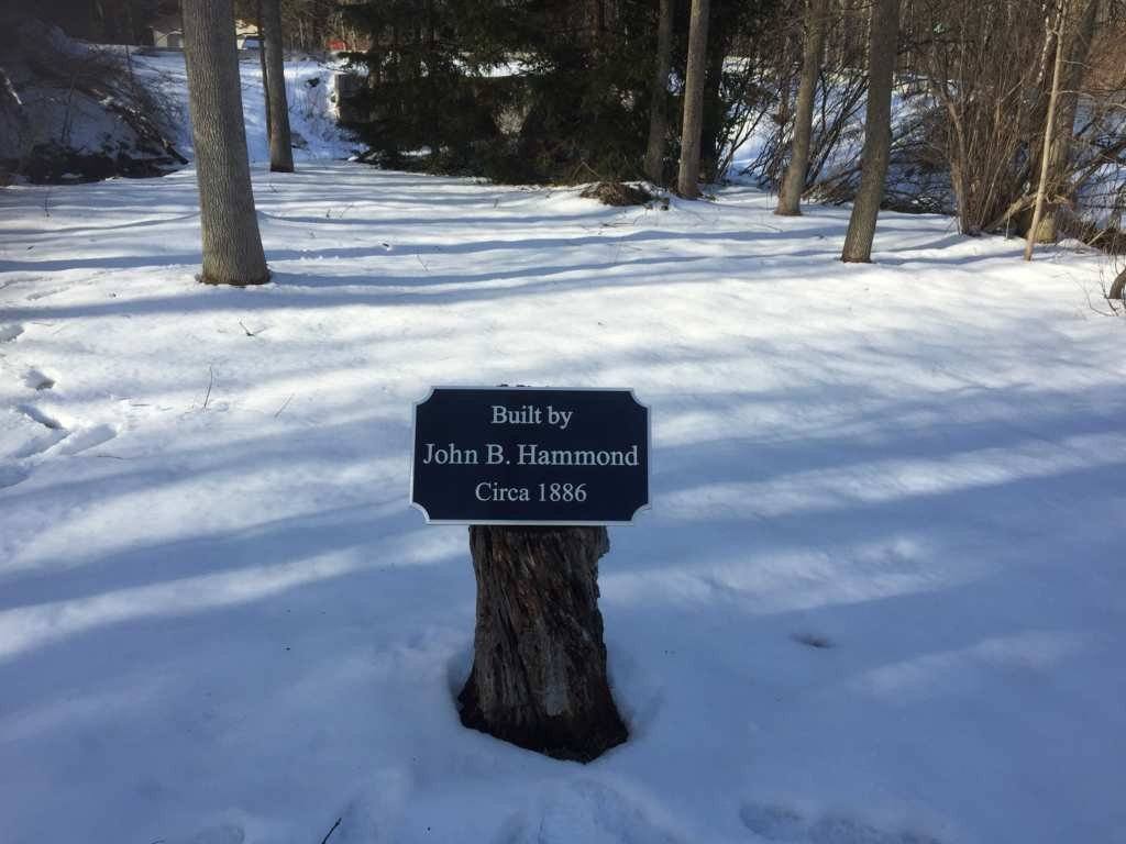 Custom Carved Builders Name Sign / Built by Sign with Historic circa year (LN51) - The Carving Company