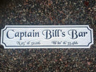 Custom Quarterboard sign - Add your name or place and coordinates (Q52) - The Carving Company front view