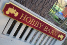 Custom Carved Quarterboard sign with Tractor - Add your name or place and image (Q87) Quarterboard The Carving Company 