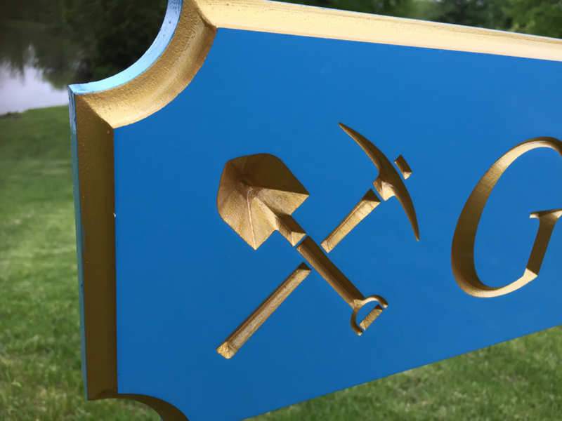 Custom Engraved Quarterboard sign with Starfish image - Add your name (Q34) - The Carving Company