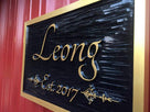 Custom Carved Last Name Sign / Family Sign with established year (LN1) - The Carving Company