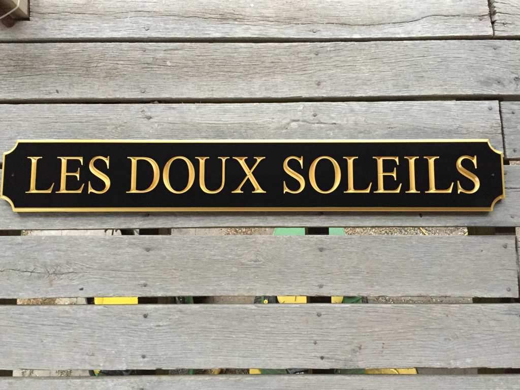 Custom v-carved Quarterboard sign - Add your name (Q70) - The Carving Company