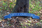 Little Cape Cob carved on custom quarterboard sign