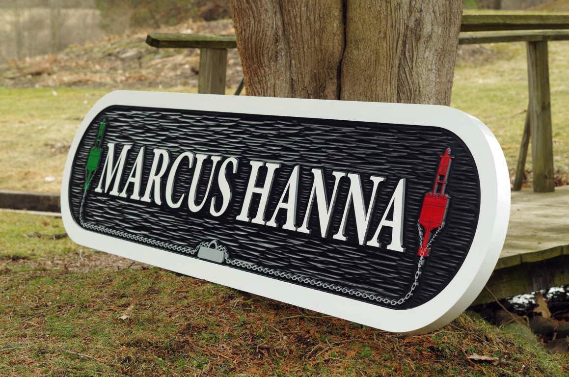 Custom Carved Quarterboard sign for Coast Guard Ship or any Vessel (Q39) - The Carving Company