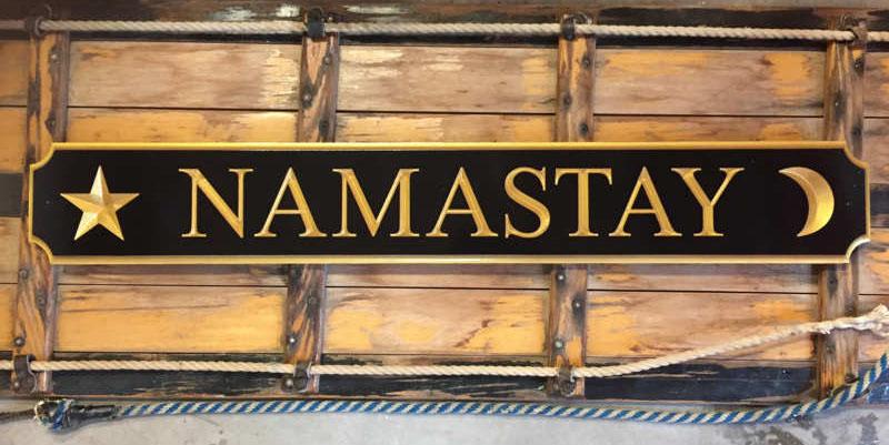 Custom Engraved Quarterboard sign with Seal or other image and Established Year (Q60) - The Carving Company