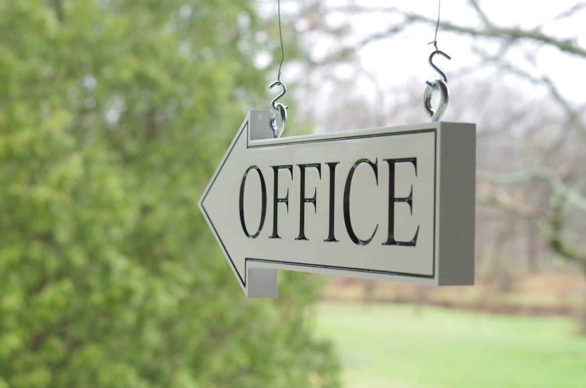Exterior Directional House Number Sign Pointing Up, Right or Left, Down (A178) - The Carving Company