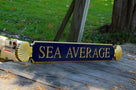 Nantucket Quarterboard Customized Cottage Name Sign with Decorative Scallop Ends (Q74) - The Carving Company