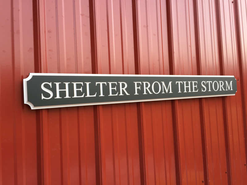 Custom Engraved Quarterboard sign - Add your name, color  (Q68) - The Carving Company