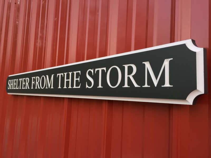 Custom Engraved Quarterboard sign - Add your name, color  (Q68) - The Carving Company
