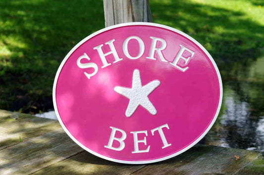 Custom Exterior House Marker Sign with House Name, Street Name, or Family Name (LN54) - The Carving Company