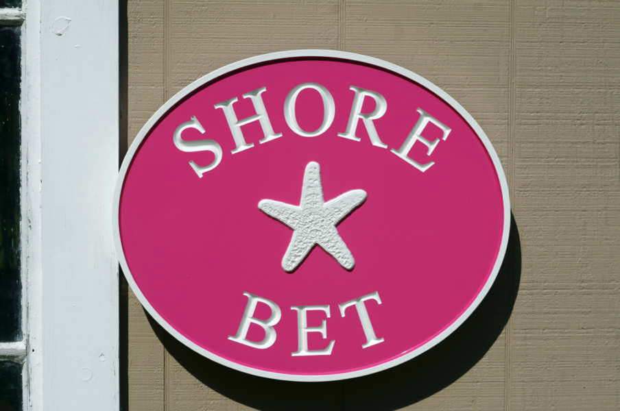 Personalized Nautical House Marker Sign with Last Name, Street Name, or House Name (LN38) - The Carving Company