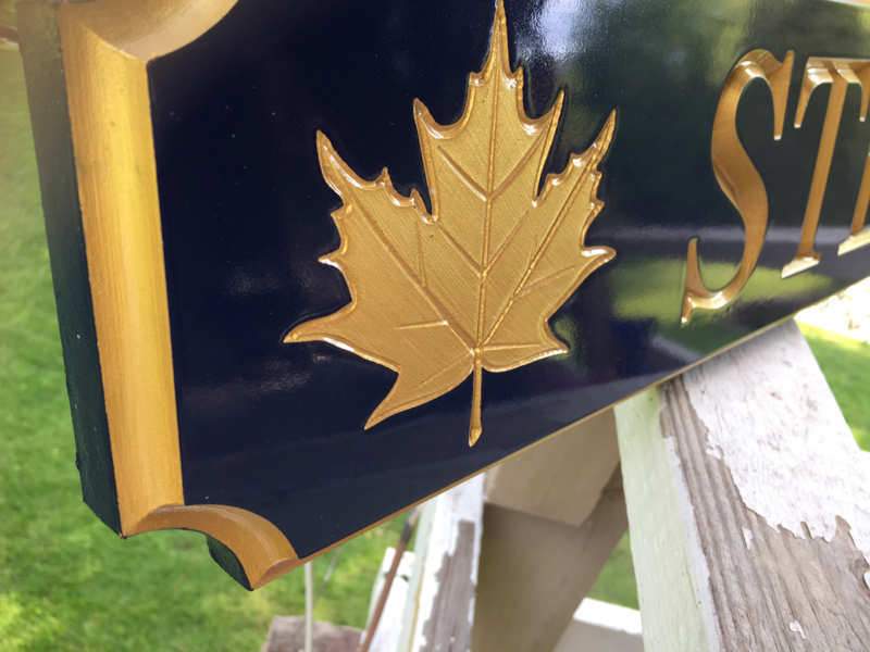 Custom Engraved Quarterboard sign with Starfish image - Add your name (Q34) - The Carving Company
