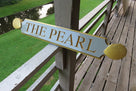 New England Quarterboard Custom House Name Signs with Decorative Oyster Ends (Q81) Quarterboard The Carving Company 