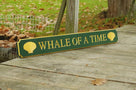 Custom Carved Quarterboard sign with Name and Scallop sea shells (Q5) - The Carving Company