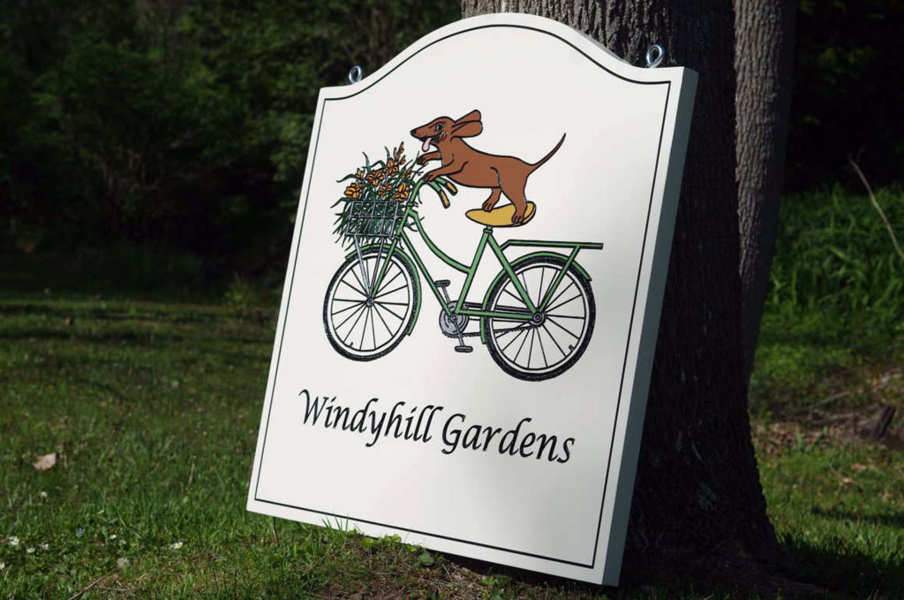 NEW! Professional Business Signs - Hand Painted Sign for Garden Nursery or any Business (B90) - The Carving Company