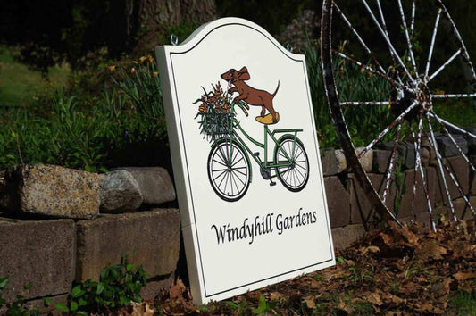 NEW! Professional Business Signs - Hand Painted Sign for Garden Nursery or any Business (B90) - The Carving Company