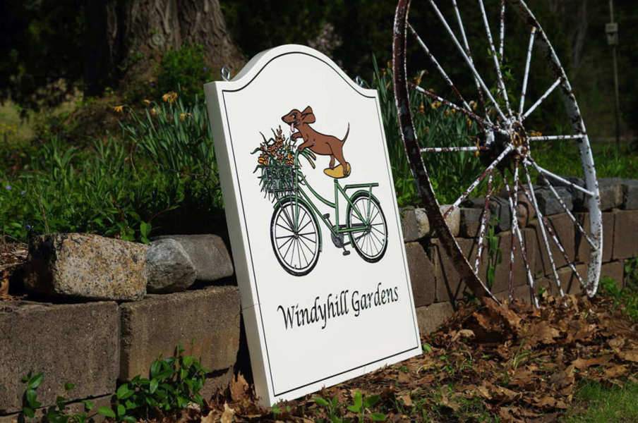 NEW! Professional Business Signs - Hand Painted Sign for Garden Nursery or any Business (B90) - The Carving Company