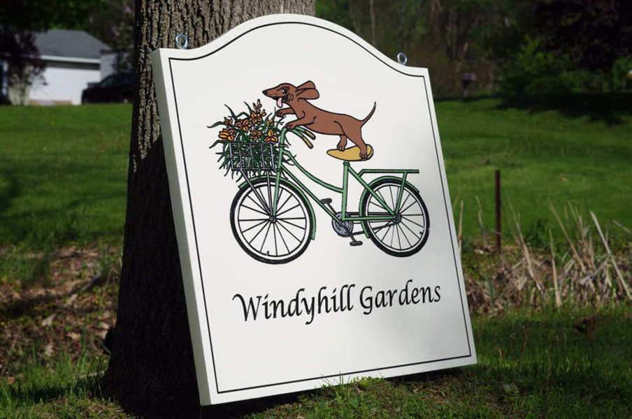 NEW! Professional Business Signs - Hand Painted Sign for Garden Nursery or any Business (B90) - The Carving Company