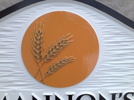 Custom Carved Business Signs- Your Logo for Exterior or Interior Display (B7) - The Carving Company