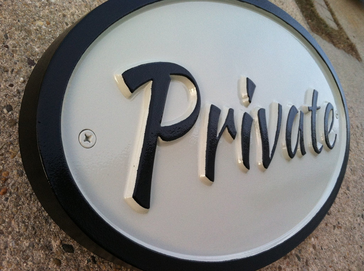 Private Entrance Sign - Do Not Enter (B52) - The Carving Company