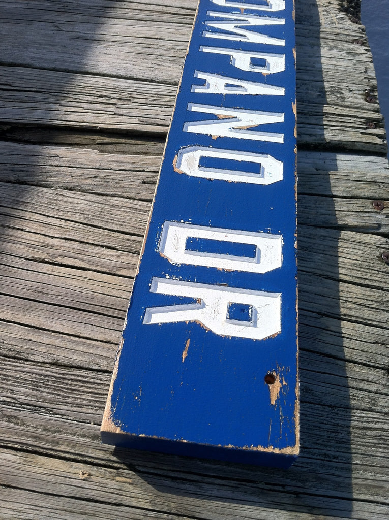 Custom Destressed Signs Custom Street Name Sign- Personalized- Distressed Paint – The Carving ...