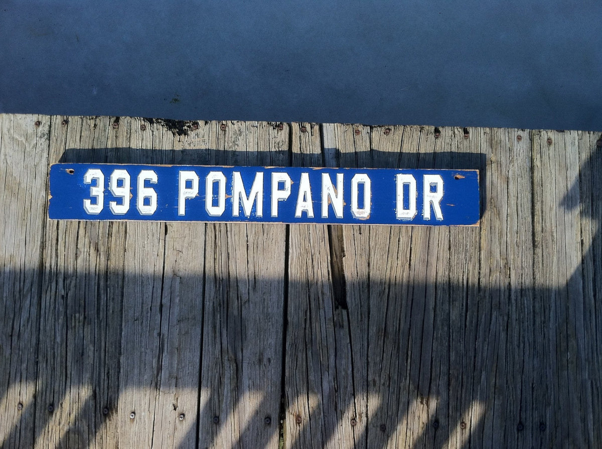 Custom Street Name Sign - Personalized- Distressed Home decor or Outdoor sign (A67) - The Carving Company