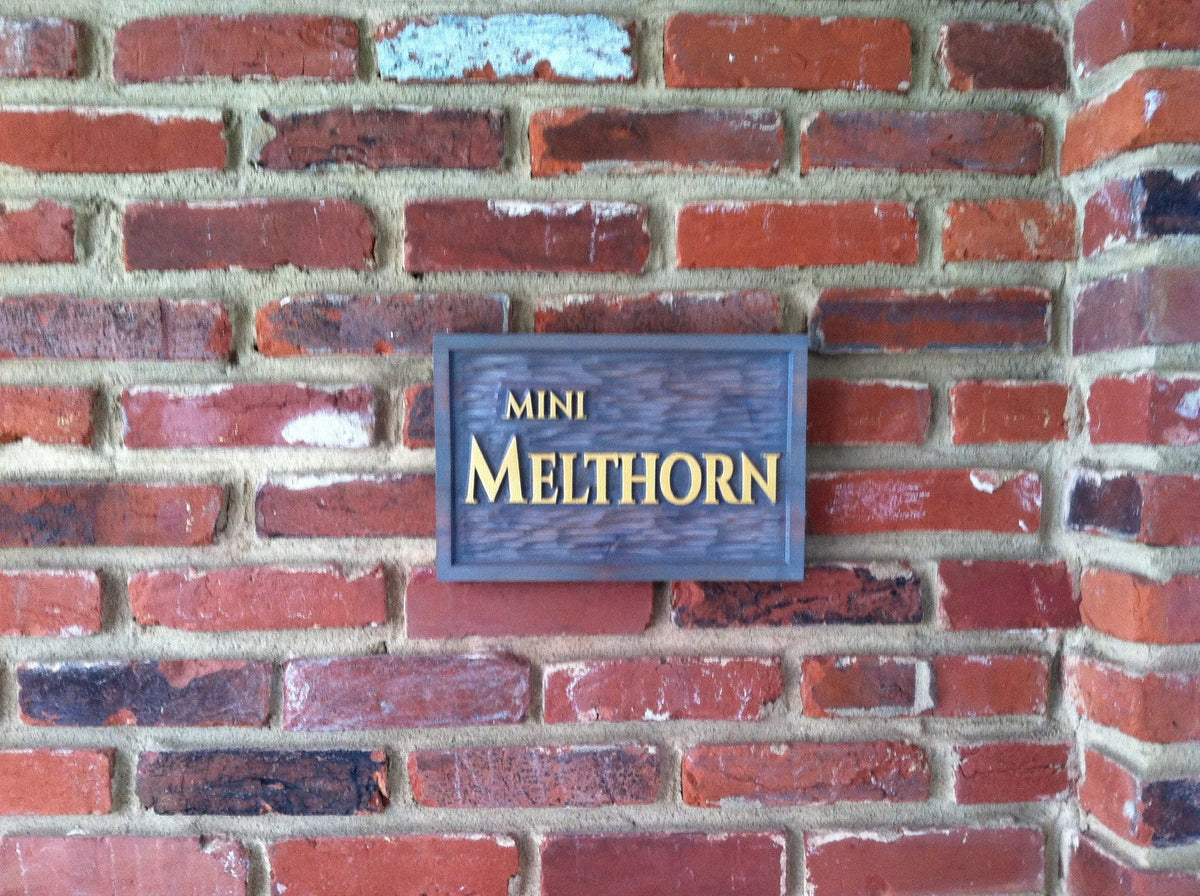 Custom Carved Wood Estate Sign (LN8) - The Carving Company