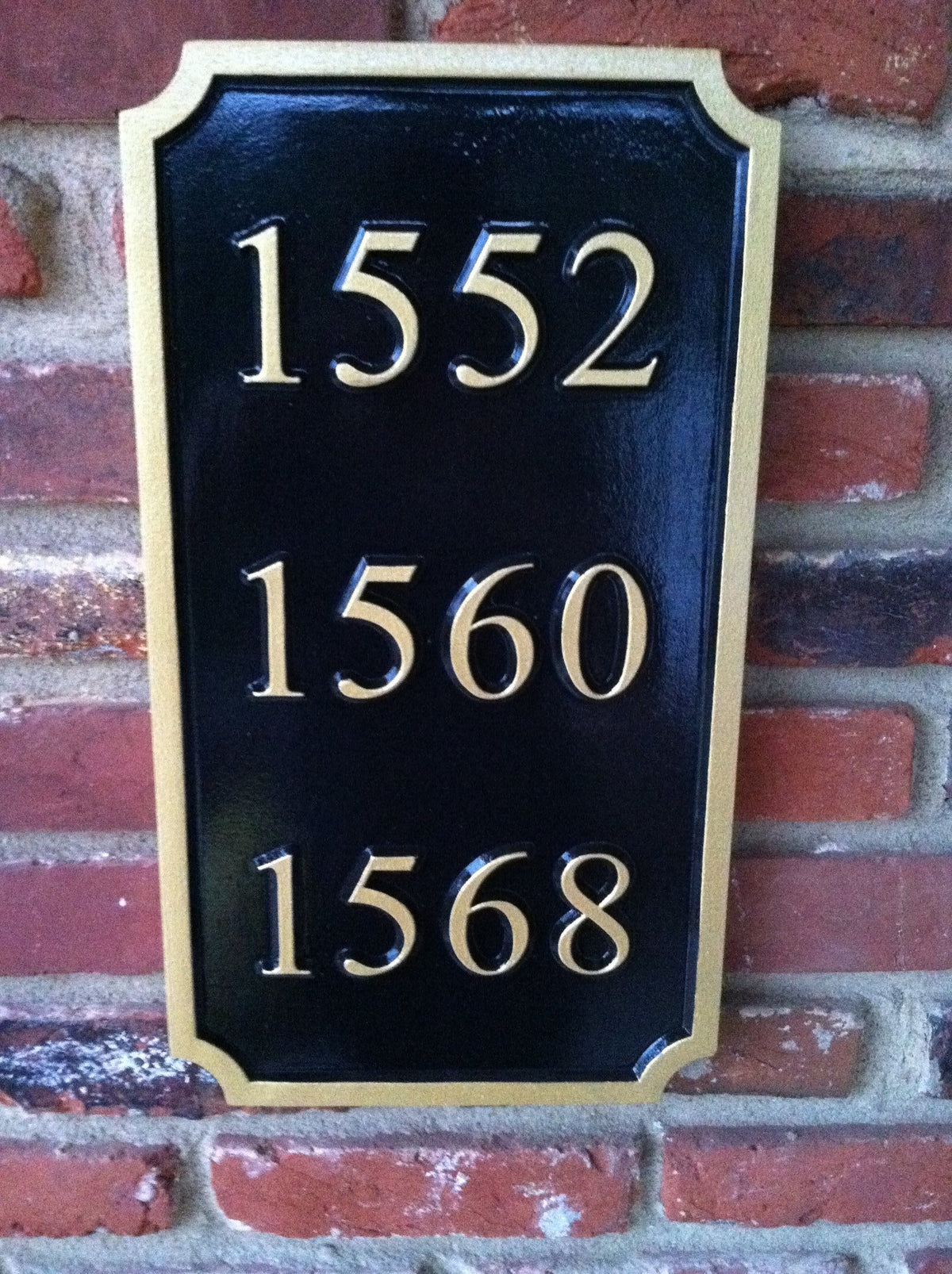 Multiple Numbers for House, Apartments, Condo's, Units etc. (A74) - The Carving Company