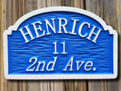 Custom Last Name - Address sign and House Number (A2) - The Carving Company