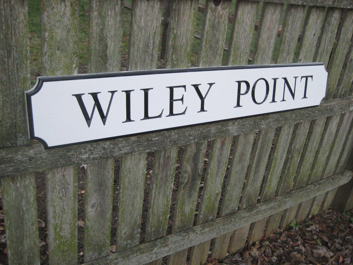 Custom Carved Quarterboard sign - Add your name or place (Q3) - The Carving Company