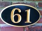 Custom Carved House Number - Street address - House Marker Sign (A19) - The Carving Company