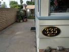 Custom Carved House Number - Street address Sign with arrow (A58) - The Carving Company