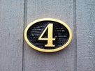 Custom House Number Sign - Street markers (A35) - The Carving Company