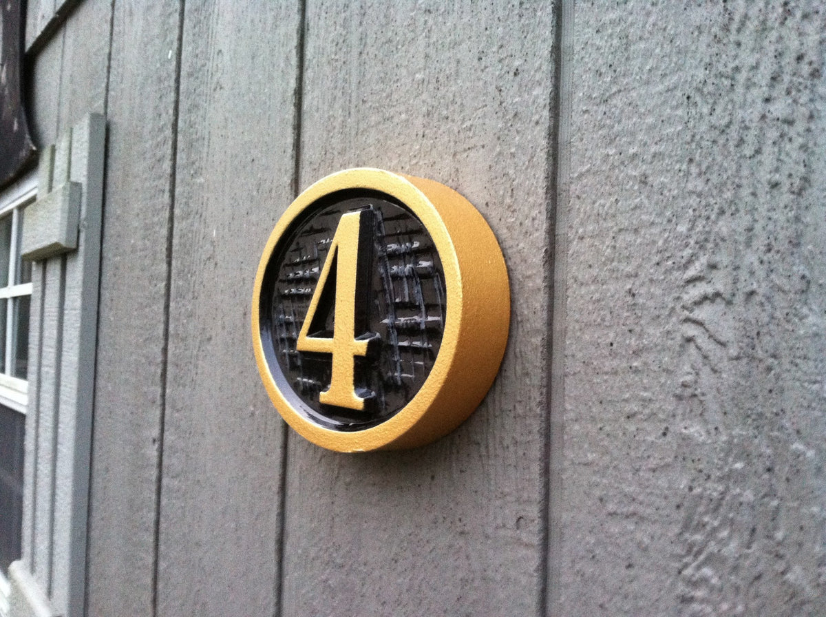 Custom House Number Sign - Street markers (A35) - The Carving Company