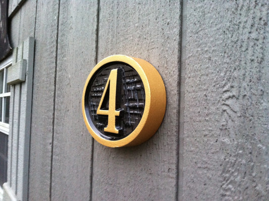 Custom House Number Sign - Street markers (A35) - The Carving Company