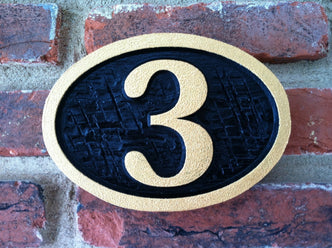 Carved House Number - Any Number (A3) - The Carving Company