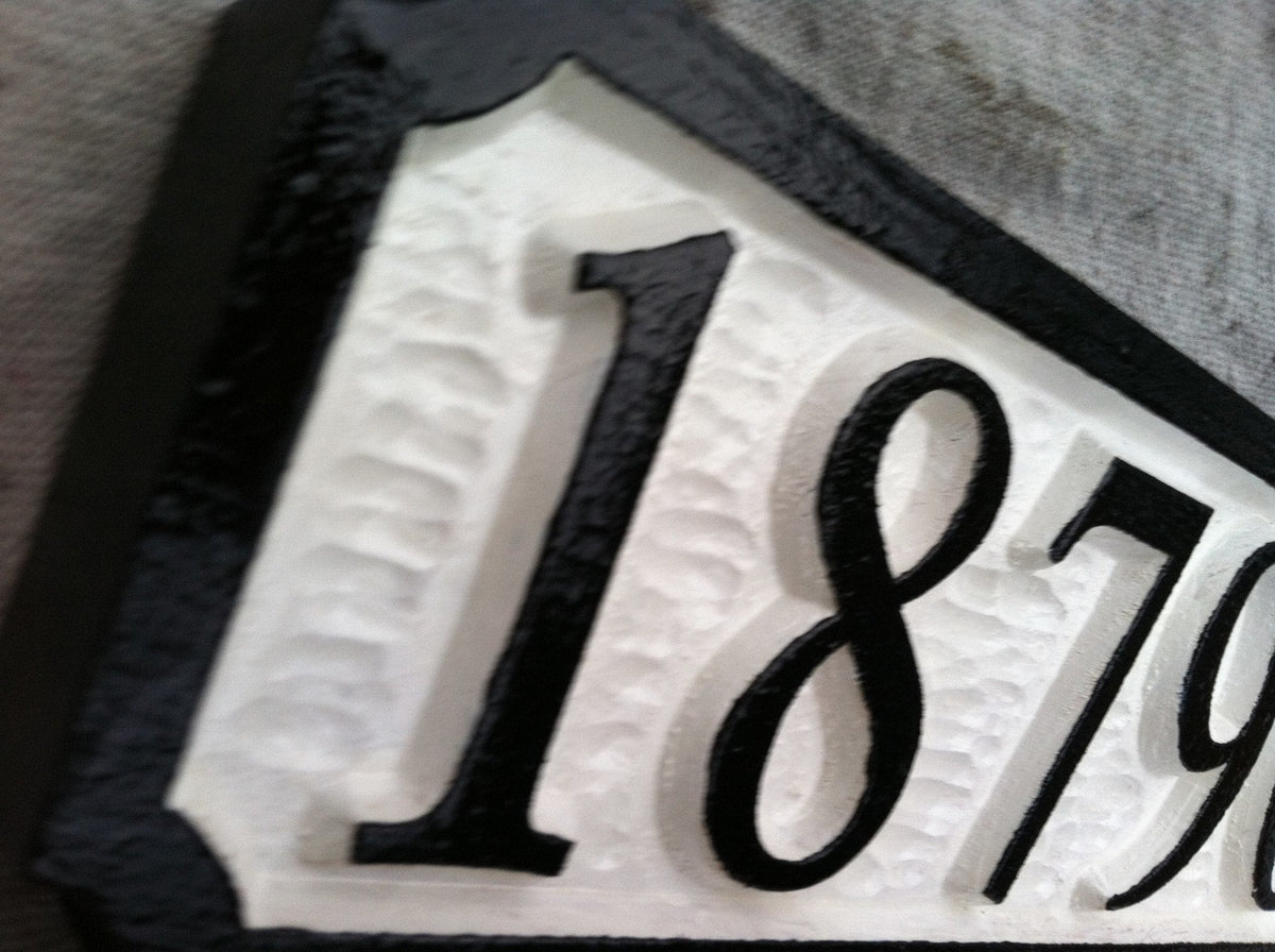 Personalized Address Sign - Custom Carved House Number Sign  (A13) - The Carving Company