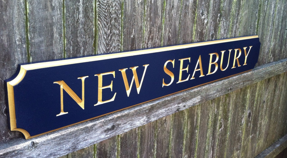 Classic Custom Carved Quarterboard sign - add your name (Q1) - The Carving Company