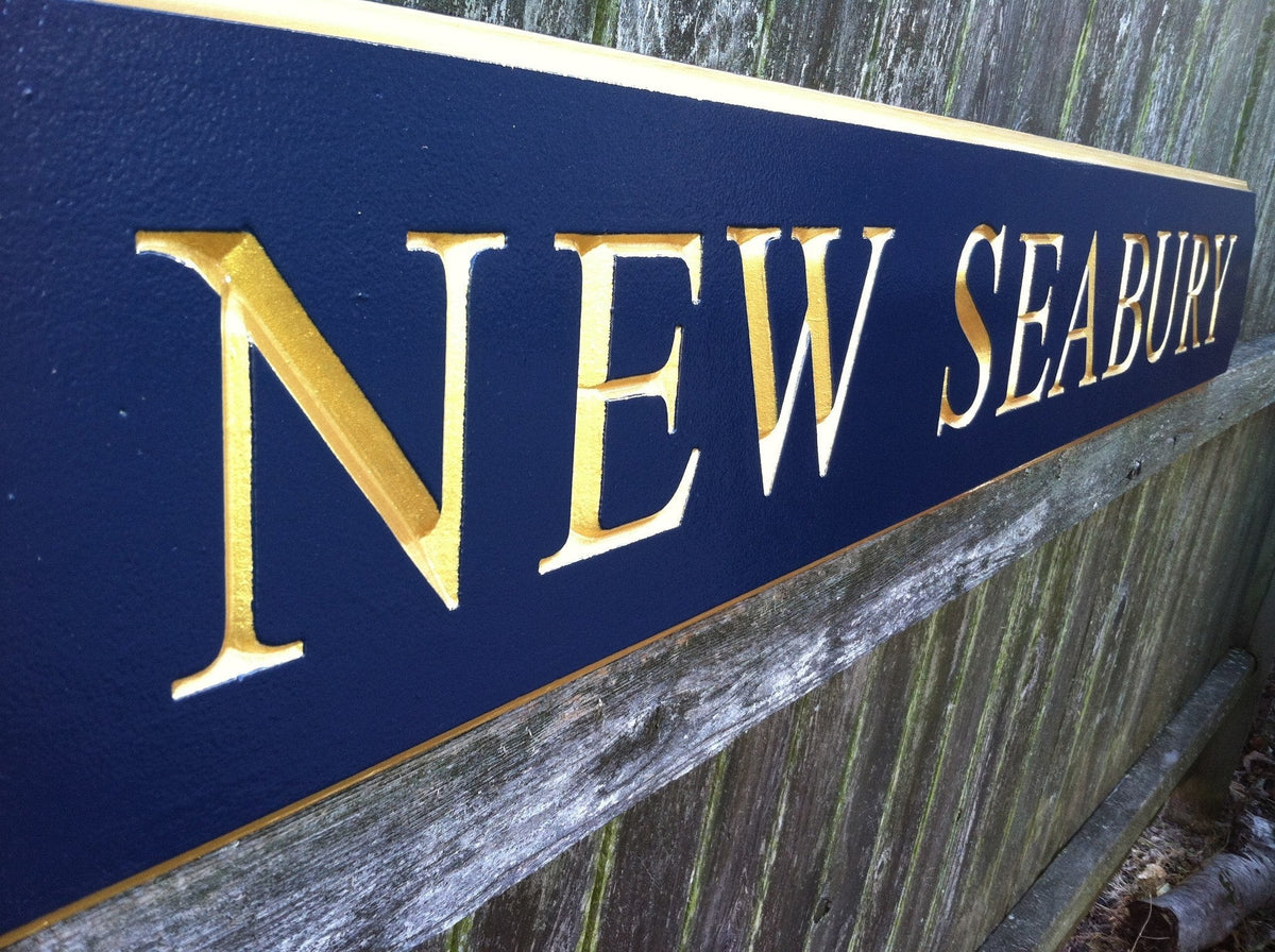 Classic Custom Carved Quarterboard sign - add your name (Q1) - The Carving Company
