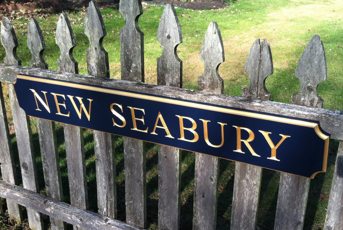 Classic Custom Carved Quarterboard sign - add your name (Q1) - The Carving Company