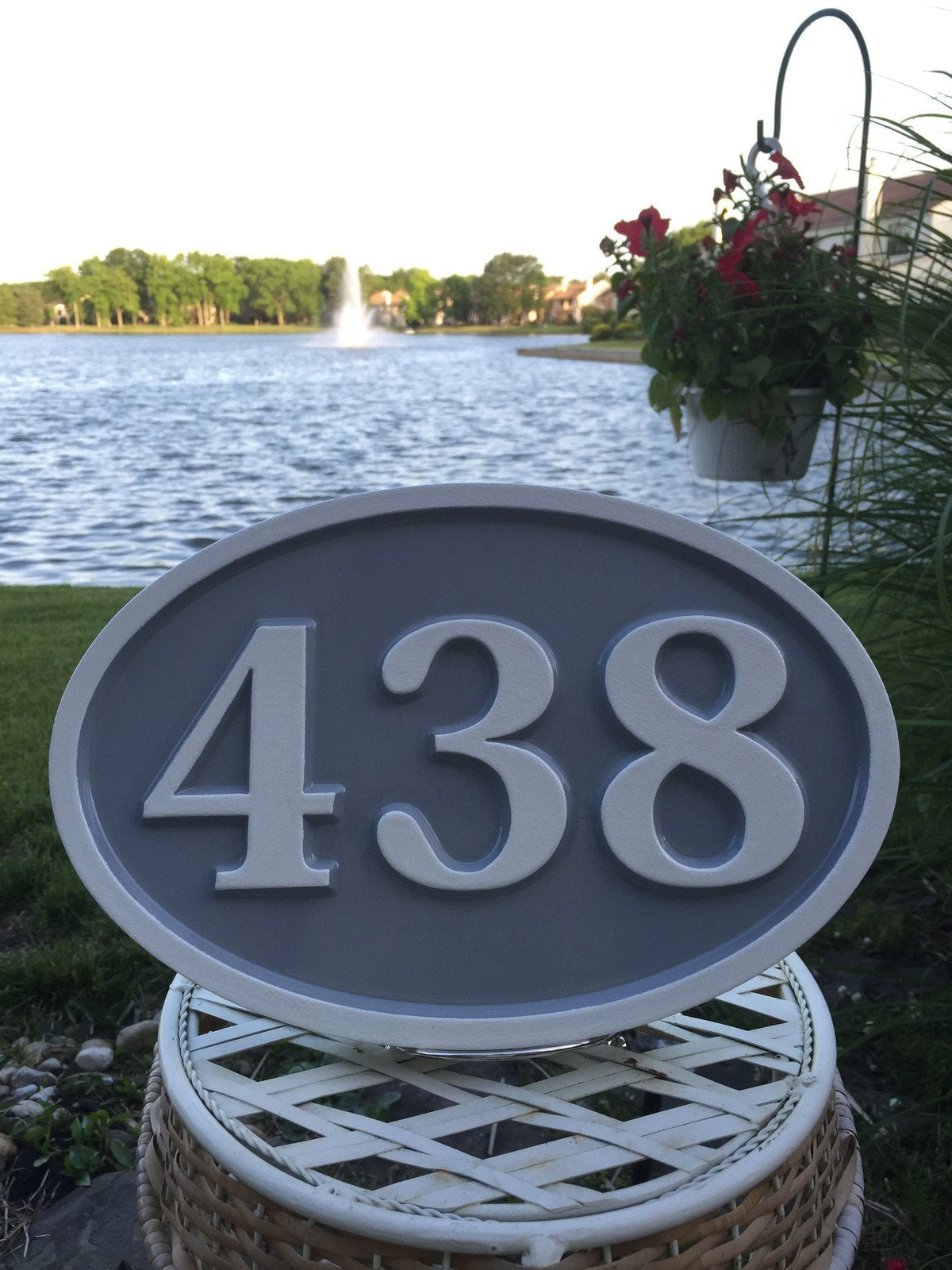 Custom Carved  House number sign - made to order (A80) - The Carving Company