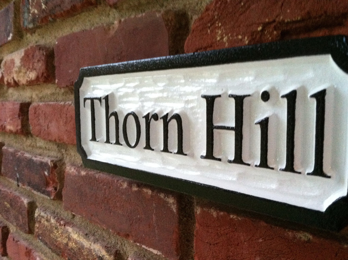 Custom Carved Estate Name Sign (A47) - The Carving Company