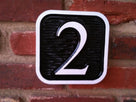 Single digit only house number tile