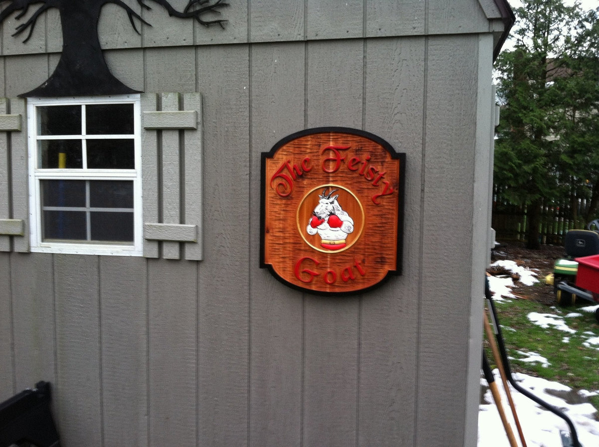 Custom Carved Wood Bar or Pub Sign - Design your Own (BP29) - The Carving Company