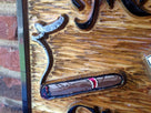 Custom Carved Cedar Cigar Room and Casino Sign (BP16) - The Carving Company