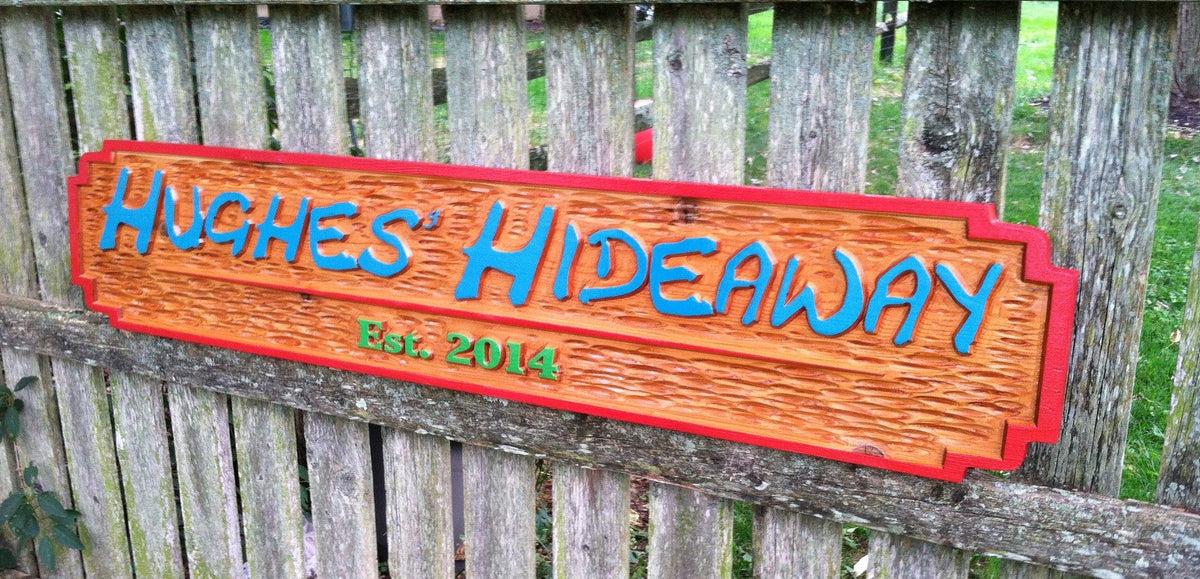 Custom Carved Wood Pub Sign - Unique Quarterboard  (BP21) - The Carving Company